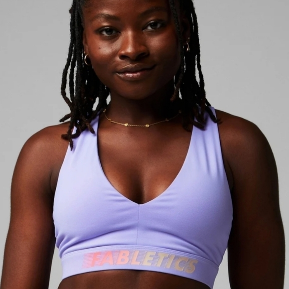 NEW Fabletics On-The-Go Midi Medium Impact Padded Sports Bra Size 1X - Picture 1 of 10